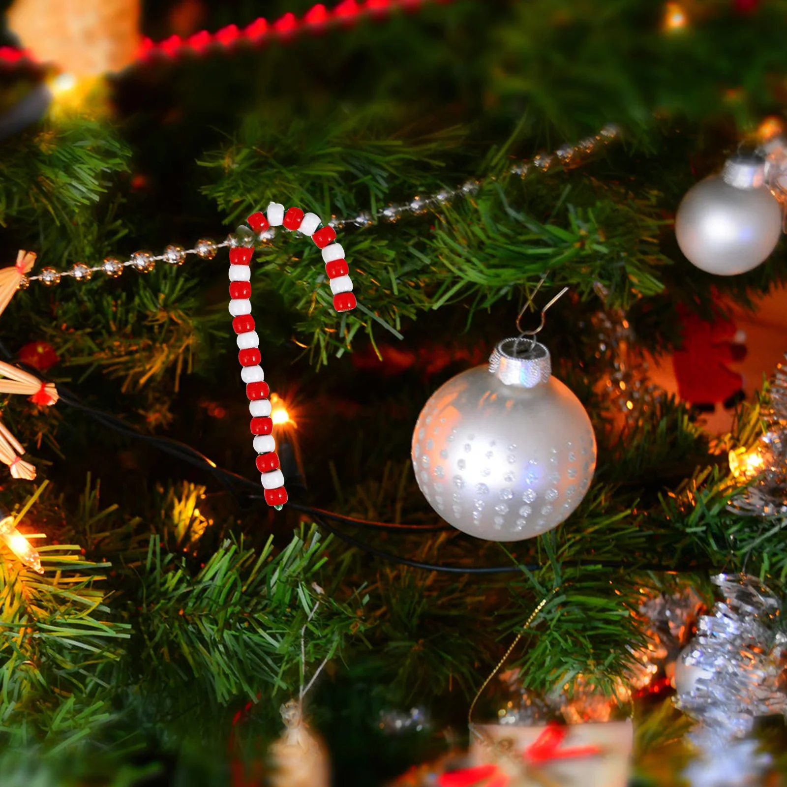 

1250Pcs Christmas Bead Accessories Durable Plastic Twisted Rods for DIY Bracelet Making Jewelry Craft Supplies