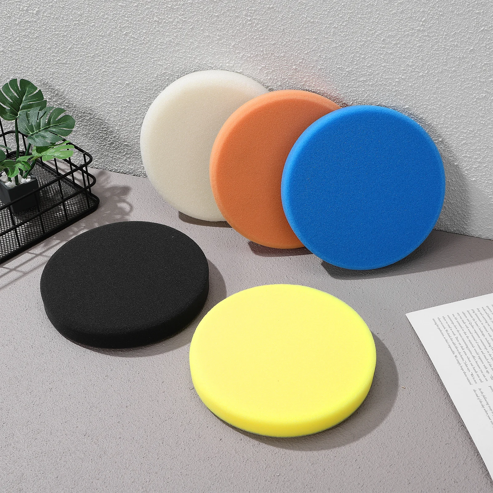 

5 pcs Polishing Pads Sponge 6 Inch Car Buffing Pads For Automotive Wax Applicator Polishing Pad Set Car Detailing Tool