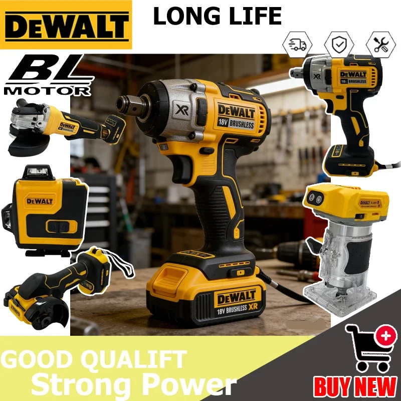 

Многофункциональный электроинструмент DEWALT 2026: беспроводная бесщеточная угловая шлифмашина, резак, электрический гайковерт, полировальная машина, пылесос, лобзик