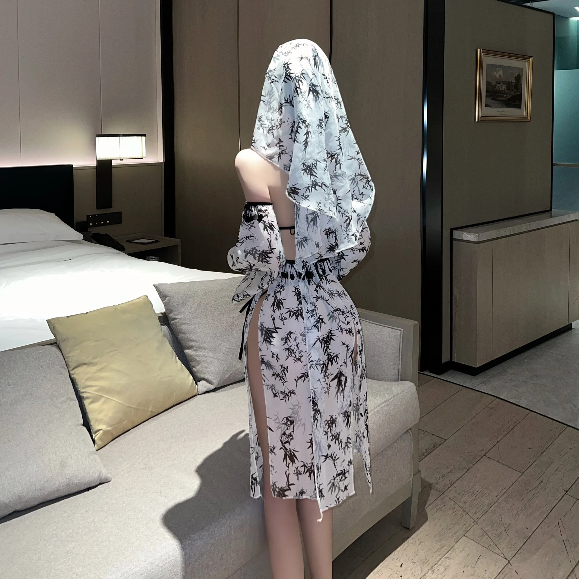 Erotic Lingerievsexy Hanfu Chinese Traditional Style Exotic Style, Dunhuang Flying Celestial Dance Costume