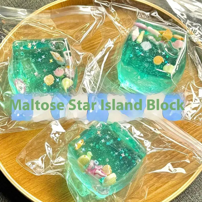 Giocattoli a lenta crescita per bambini e adulti Palline antistress Cubo Giocattolo sensoriale oceano Spremere Regalo relax