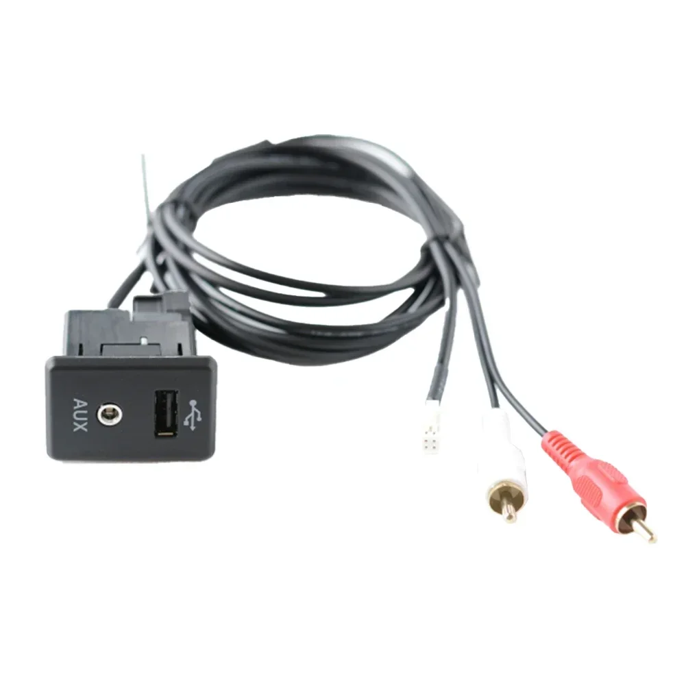 

AUX Extension Cable 28023-4BA0B Car Audio System 150CM Cable Length Center Console Installation Direct Installation