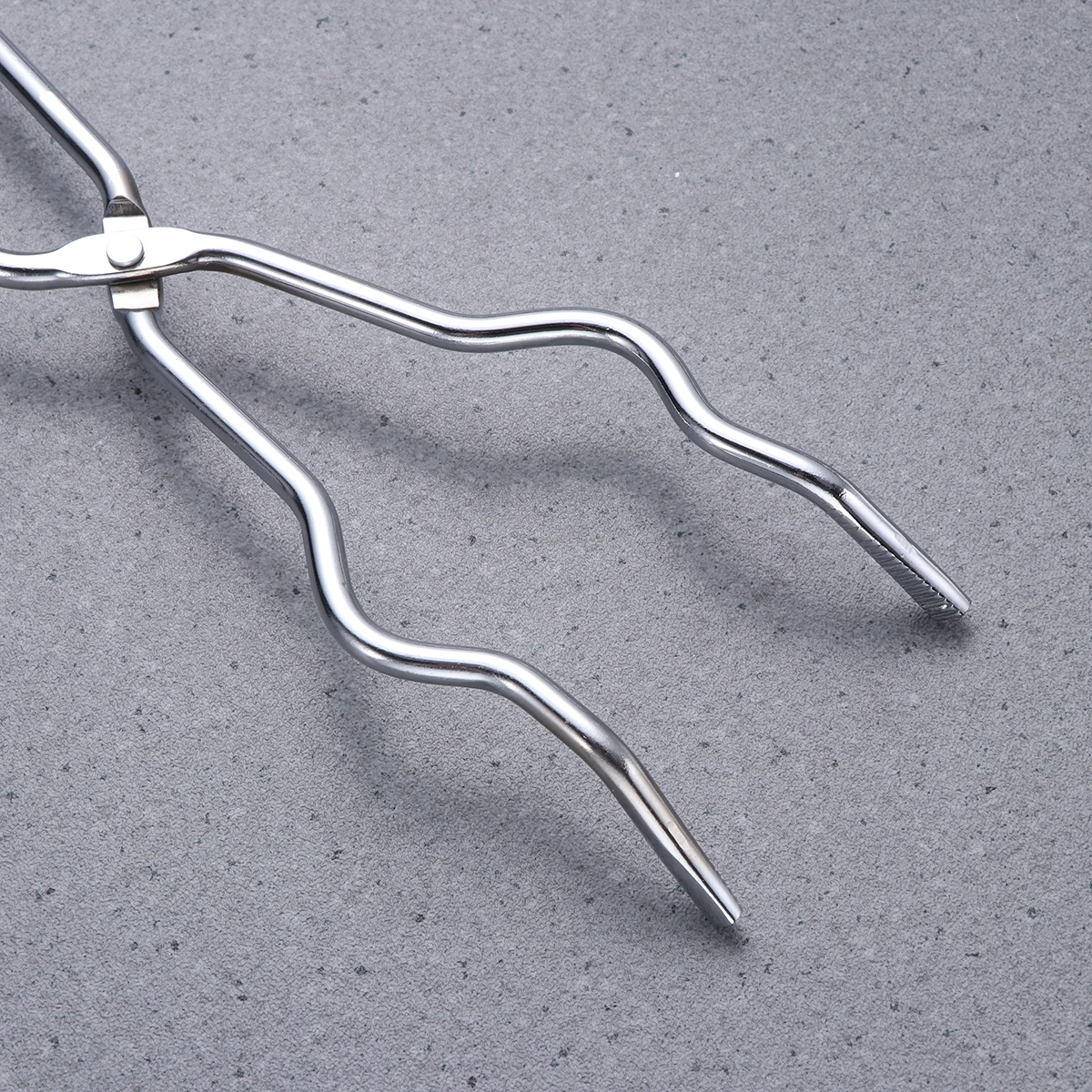 

Chromium Plated Crucible Tongs 45cm Steel Durable Anti Slip Grip for Flask Beaker Clamp Beaker Clamp Flask Tongs