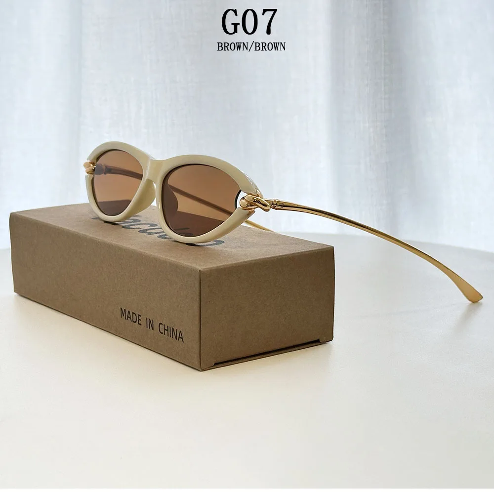 2026 Trendige Cat-Eye-Sonnenbrille für Damen – Luxuriöse Outdoor-Sonnenbrille mit UV-Schutz im Punk-Vintage-Stil – Detail 10