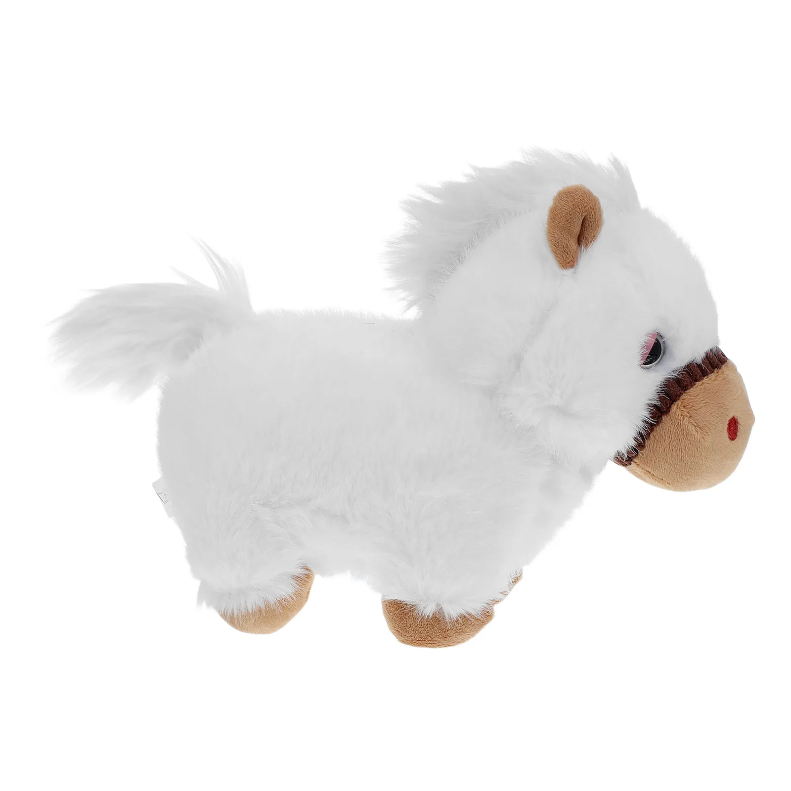 

Мягкая реалистичная миниатюрная игрушка-лошадь 25 см, талисман 2026 года Лошади, для детей и взрослых, по мотивам китайского зодиака