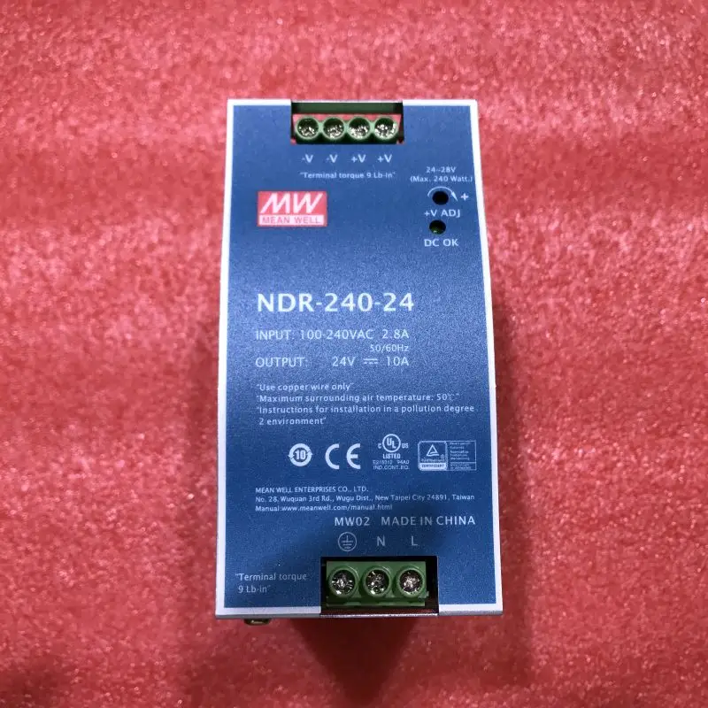 Why the Mean Well NDR-240-24 240W 24V DC Power Supply Is the Top Choice for Industrial Automation Systems