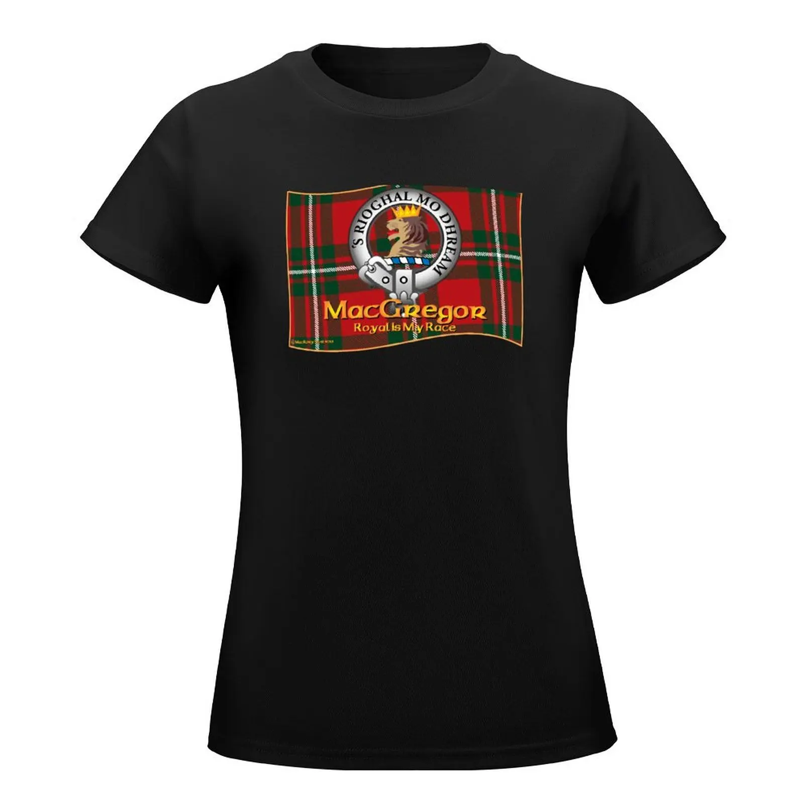 MacGregor Clan T-Shirt quick-drying tops heavyweights t shirts for Womens