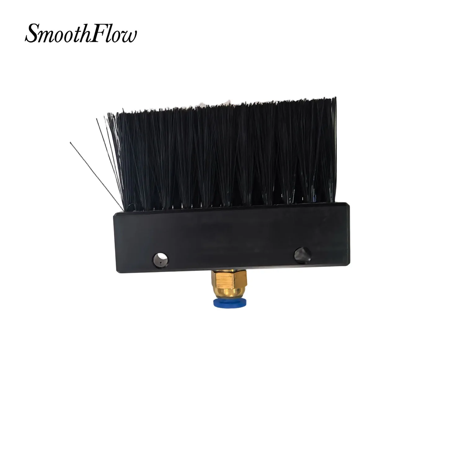 SmoothFlow 6mm Quick Connect Fitting with 80mm Extra Wide Nylon Brush for Large Chains