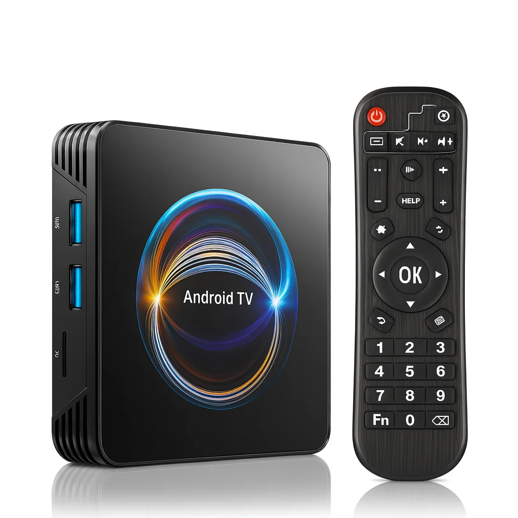 Android 16.0 Smart TV Box 8K HD Streaming IPTV Mediaspeler HDMI Bluetooth Dual WiFi 2.4G & 5G Set Top Box Ondersteuning YouTube Netflix - afbeelding 2