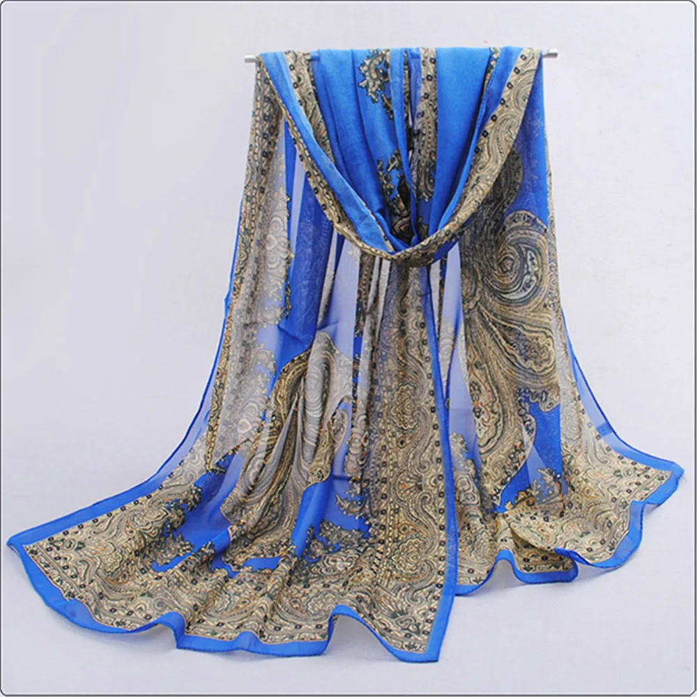 Scarf Woman Muslim Hijab Silk Chiffon Female Summer Sunscreen Scarves Shawls And Wraps Spring Women Fashion Scarf Foulard