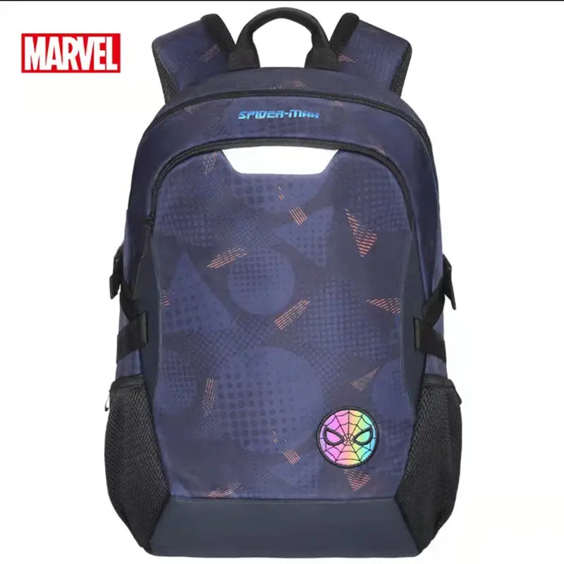 Marvel Anime Spider-Man Beauty  Team Fashion Peripheral Boys Casual Backpack Creative Ultra-light Large-capacity School Bag