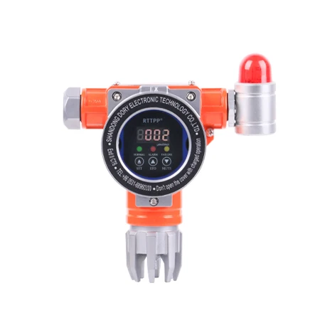 

High Accuracy 0-50PPM Fixed HF Hydrogen Fluoride Gas Detector With Sound Light Alarm HF