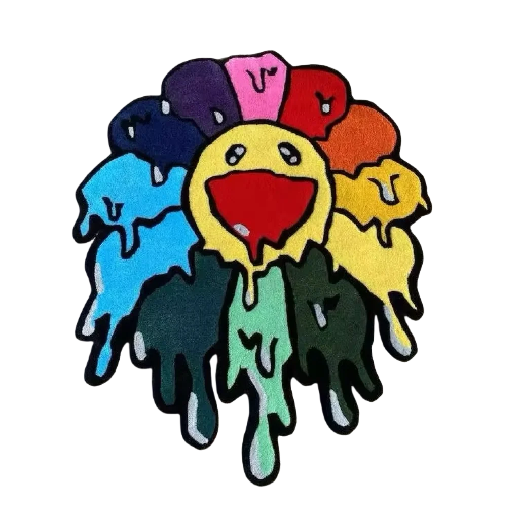 Tapete de seda de lã dourada cinza, sala de estar, quarto, logotipo personalizado