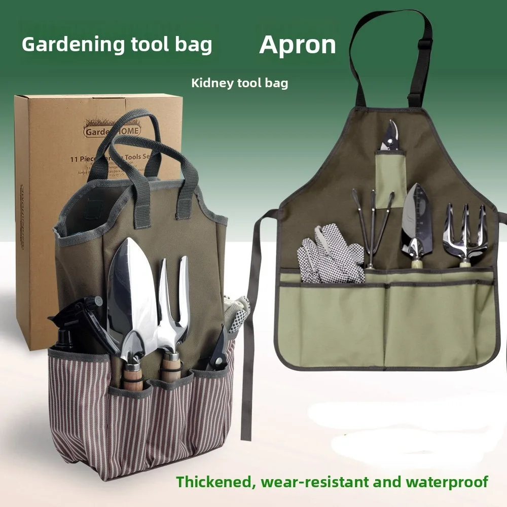 

Multifunctional Large Capacity Gardening Storage Bag Tool Bag and Weiqun with Oxford Cloth Apron and Waterproof Inner Layer