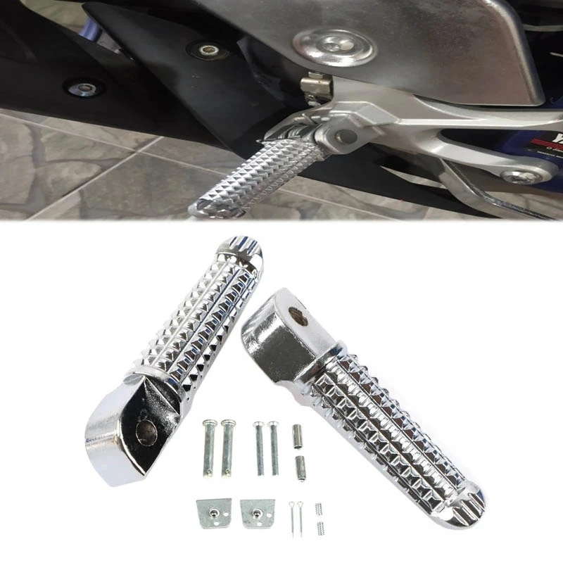 Universal Footrest Foot Pegs Pedal Rest Footpegs For Honda Yamaha Motorcycle YZFR1 YZFR6 YZFR1M CBR600 CRF1000D