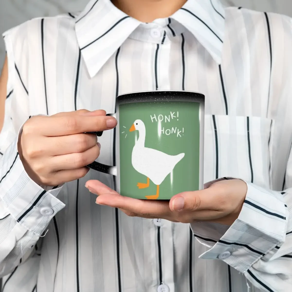 

Honk Honk Goose Mug Funny Ceramic Coffee Cups Tea Mugs Milk Cup Drinkware Gifts for Friends