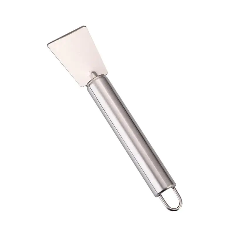 Kitchen Cleaning Spatula Ice Shovel Scraper Household Cleaning Spatula Stainless Steel Refrigerator Freezer Ice Shovel With