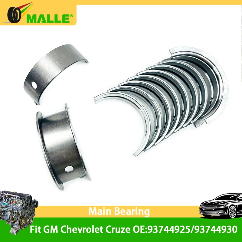 

Main Bearing Con Rod Bearing One Full Set For GM Chevrolet Cruze Sonic Epica 1.6L 1.8L Engine Interior Parts 93744925 93744930