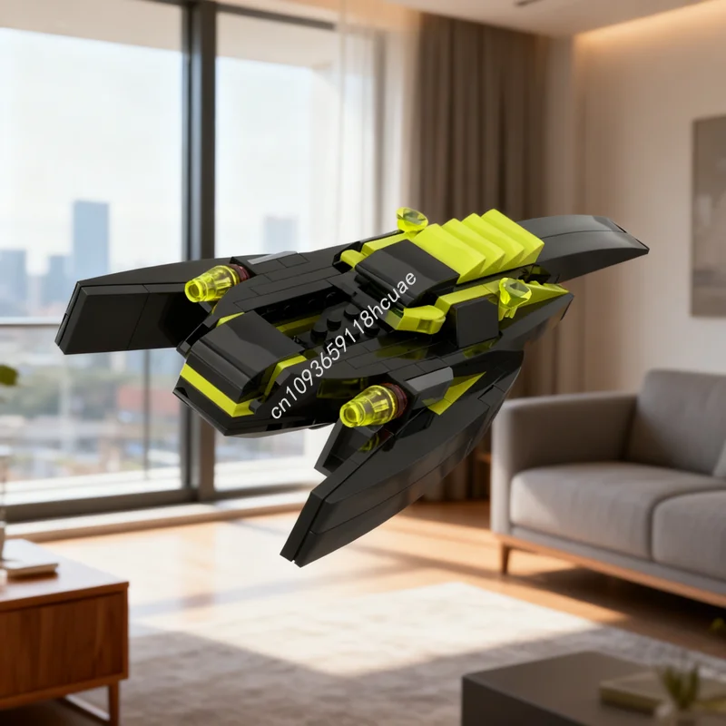 126pcs MOC Small Alien Interceptor Space Mars Mission Model Building Blocks Construction Christmas Gifts Brick Toys Kids