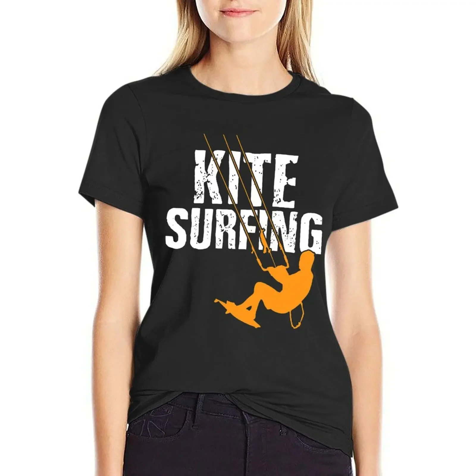 

KITESURFING T-Shirt summer clothes aesthetic clothes lady clothes funny Women t shirt