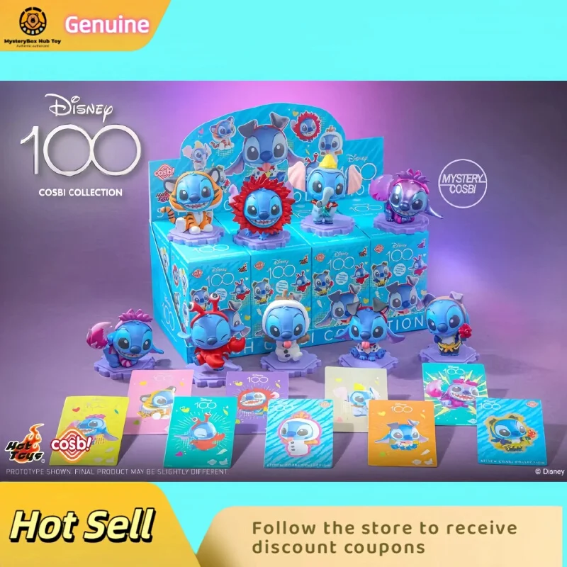 

New Genuine Hot toys Stitch Blind Box Toy Small Flying Elephant Tiger Figurine Gift For Girls Customizable Trendy Plaything Home