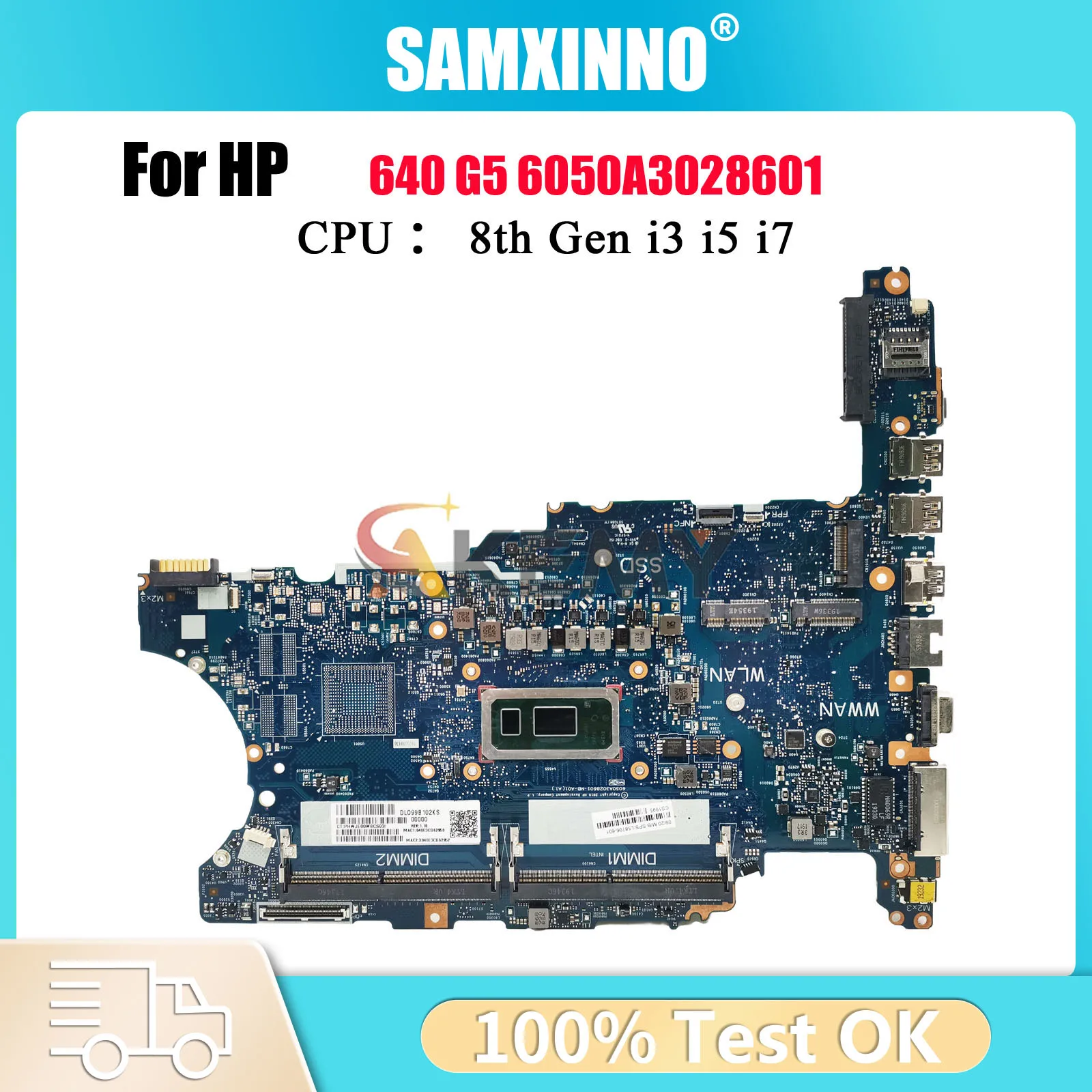 

Материнская плата для ноутбука HP ProBook 640 G5 6050A3028601 L58709-601 L58710-601 с i5 i7 8 процессоров UMA DDR4 протестирована нормально