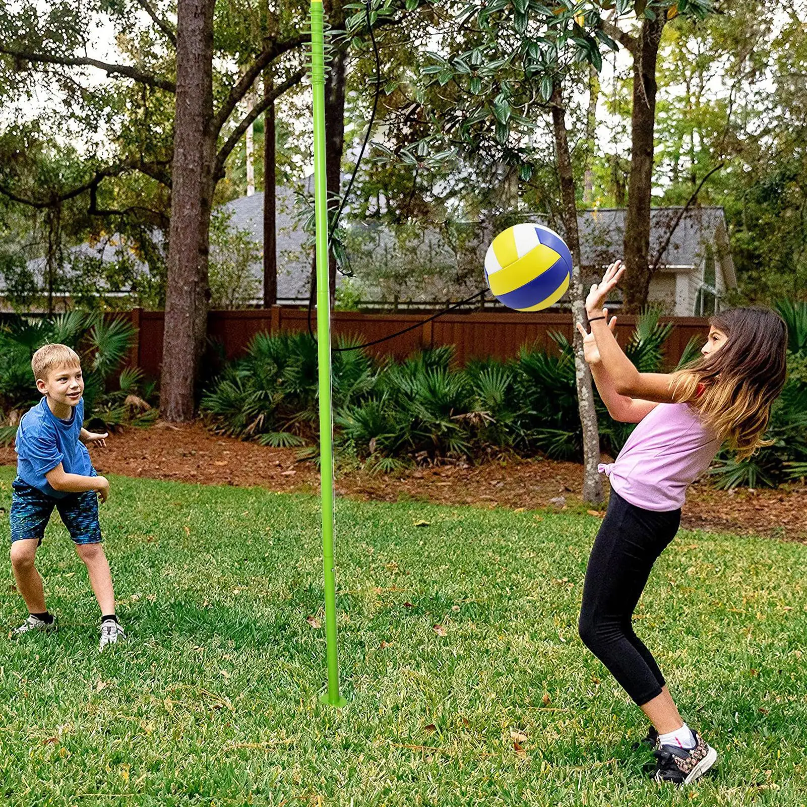 Volleyball Hitting Trainer Volleyball Serving Setting Spiking Practice Aid Portable Sports Training Practice Gear For Teens