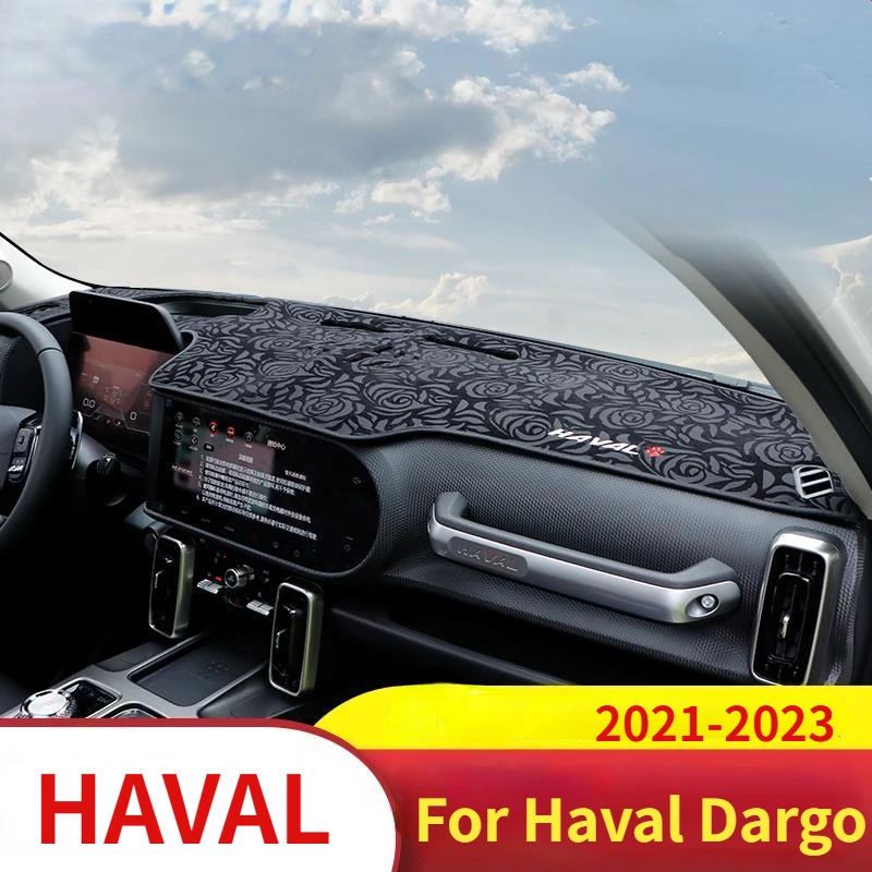 For Haval Dargo 2021-2023 Car Styling Dash Mat Dashmat Dashboard Cover Sun Shade Dash Board Cover Carpet Accessories