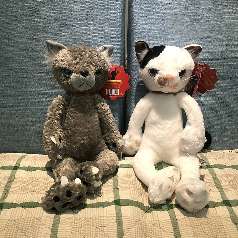 

Плюшевая игрушка Unhappy: реалистичная кукла, мягкая набивная игрушка-фигурка Miao Miao, подарок на день рождения для детей, тканевая игрушка