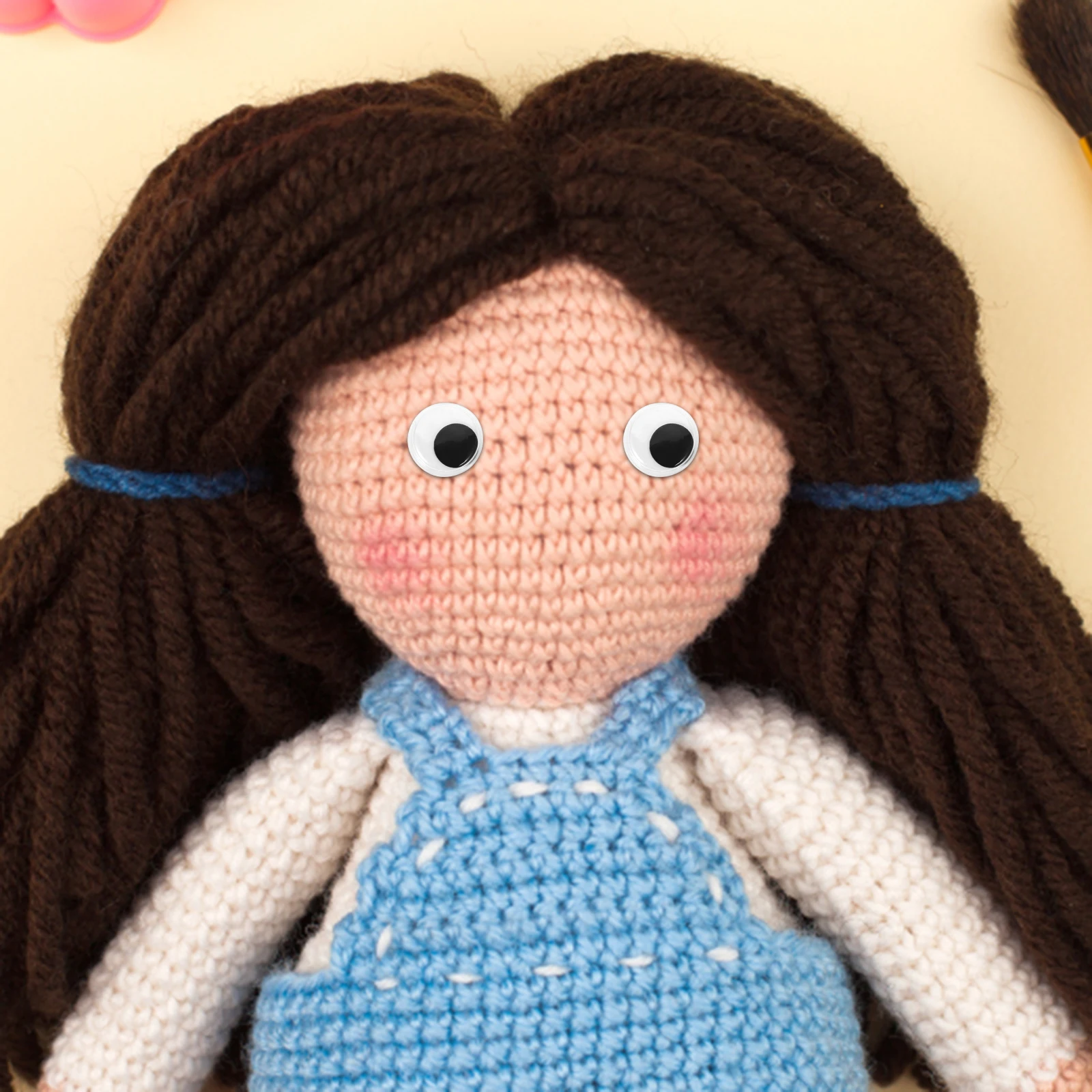 

80 шт. 1 коробка светящиеся поддельные глазные яблоки ремесло Diy глаза прочные реалистичные имитации принадлежностей для украшения париков ручной работы