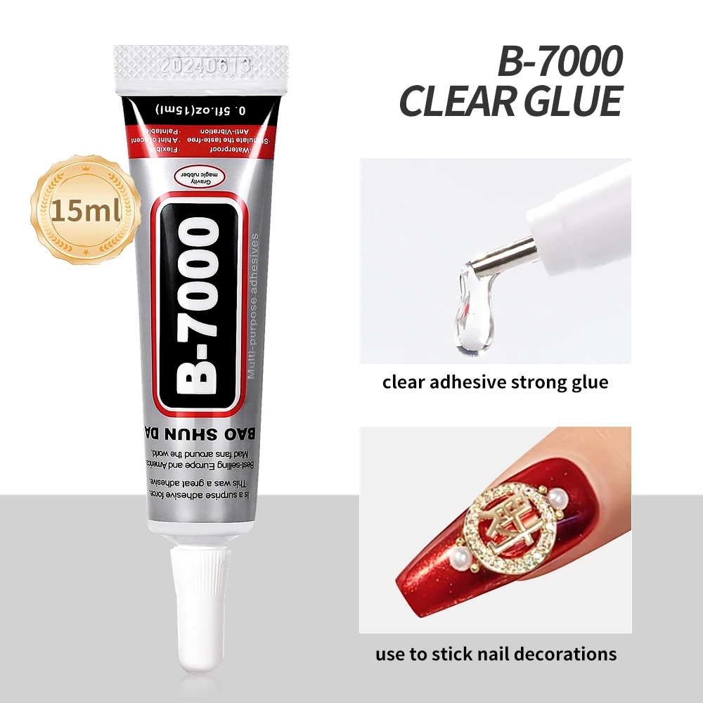 15ml B7000 Super Strong Nail Glue Transparent Craft Adhesive Glue Metal/Jewelry/Rhinestone/Mobile Phone Repair And More Glue#127