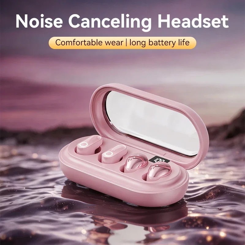 New B67 2-in-1 Dual-Pair in-Ear Bluetooth Earbuds HiFi High-Quality Sound Sleep Earphones Long Battery Life Comfort Headphones