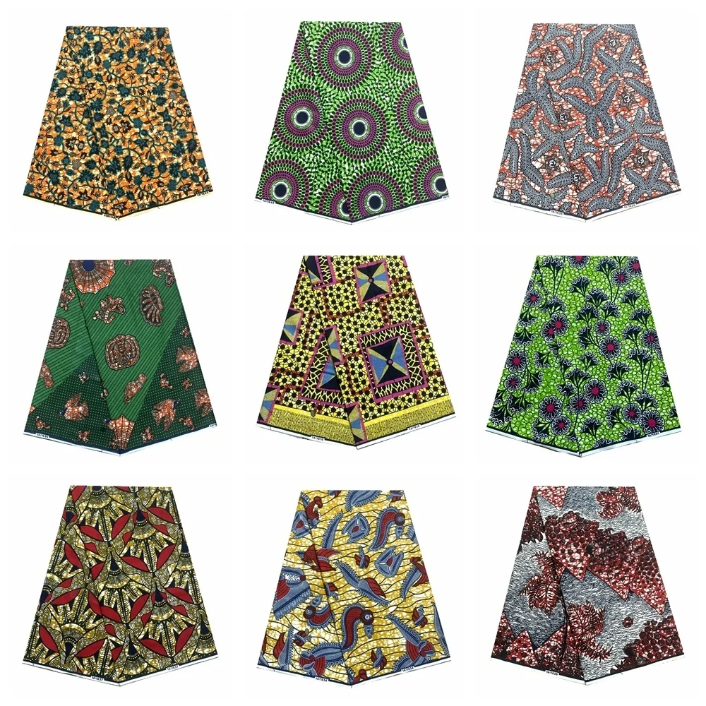 

Guaranteed Veritable African Real Wax Fabric 2024 New High Quality Ankara Wax Print Fabric Pagne Nigeria Wax Fabrics