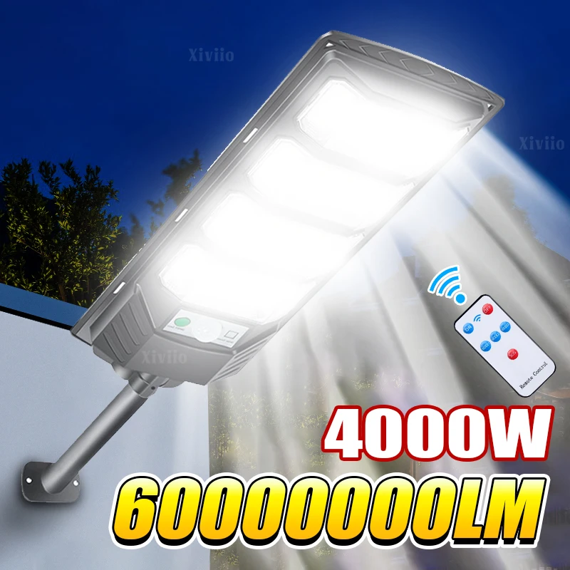 

2025 Newest Outdoor LED Solar Light 6000000LM 4000W/3000W/2000W Super Bright Outdoor Solar Wall Lamp Motion Sensor Street Lamp