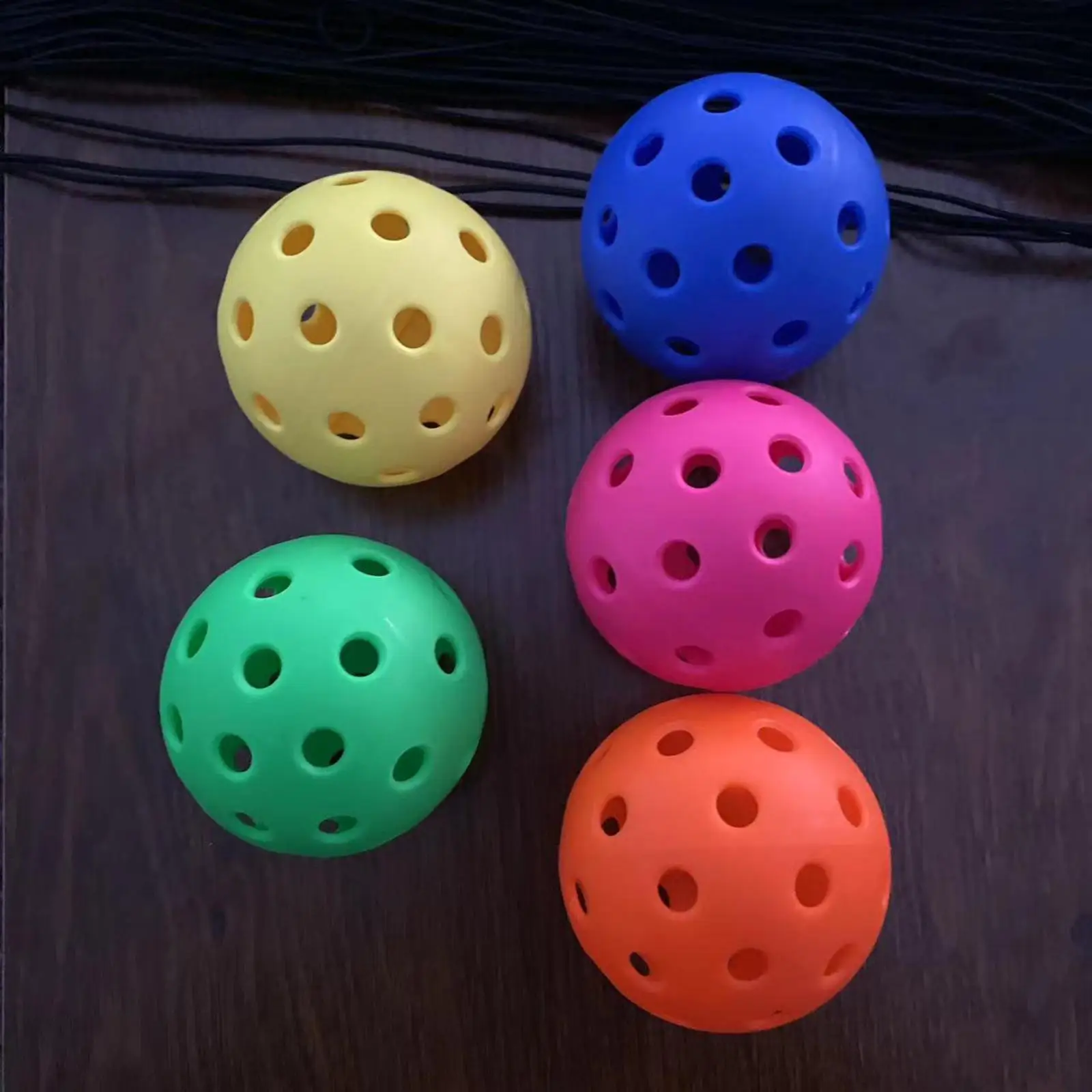 3xPickleball Trainer Beginner Exercise Outdoor Sports Pickleball Training Base Pink Ball Green