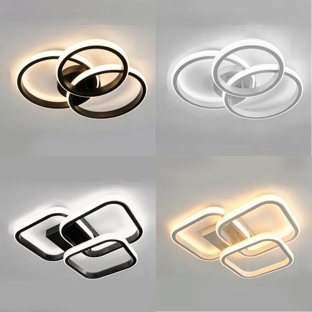 LED Ceiling Lamp Modern Style Geometric Shape Aisle Corridor Light Wall Light Kitchen/Bedroom Lighting White/Warm Light