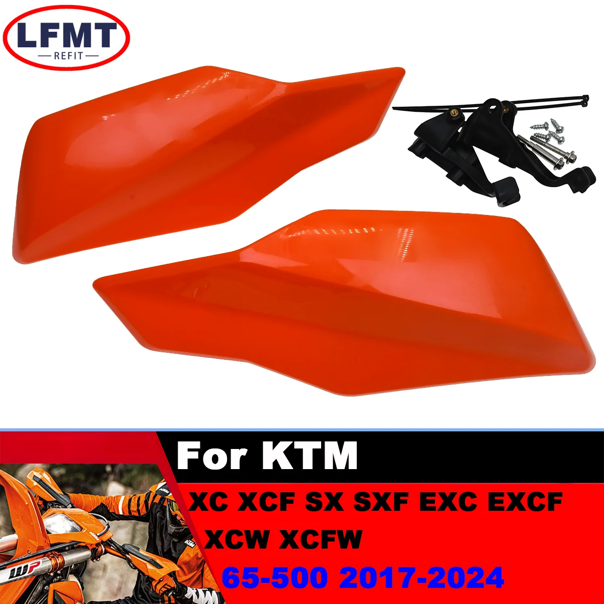 

2024 Motorcycle HandGuard Handlebar Enduro Protector For KTM EXC SX SXF EXCF XCW XCF XC 65-500 Hand Guards Motocross Dirt Bike