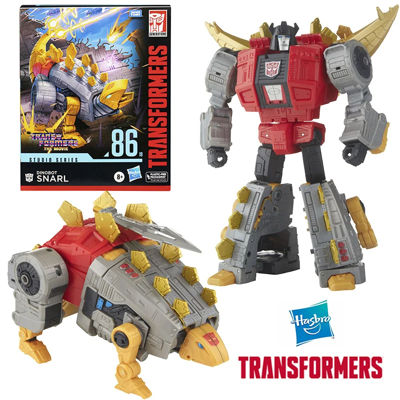 Hasbro Transformers Studio Series SS86-19 Dinobot Snarl Leader Clalss Original Action Figure Model Children Toy Gift Collection