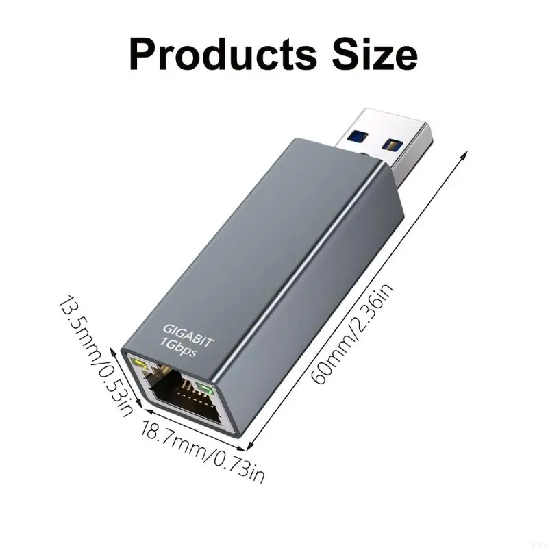 E1PF安定したUSB Cにイーサネットアダプターへの接続高速イーサネットLANケーブル1000Mbps