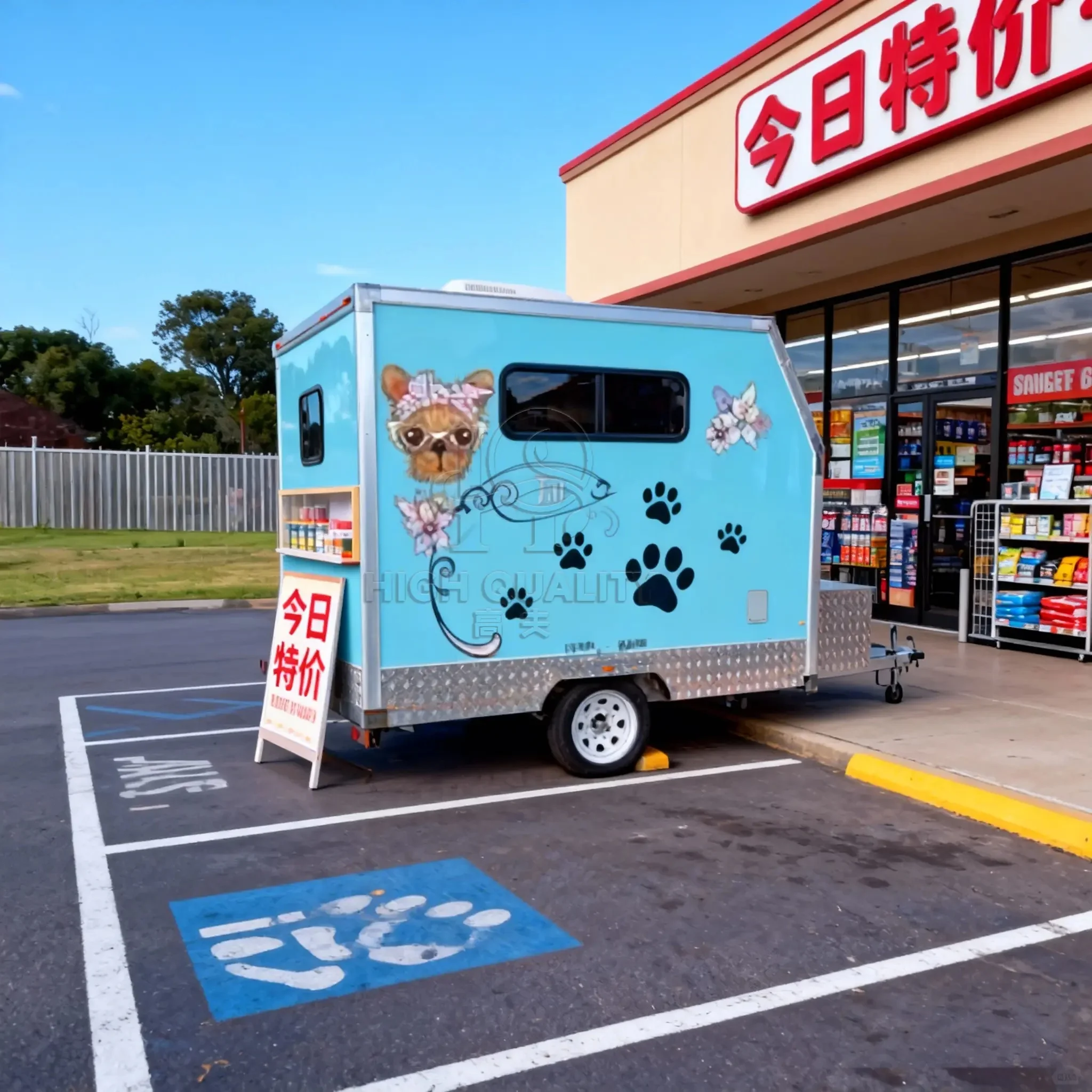 Durable Dog Transport Trailers Multi Kennel Enclosed Trailer For Safe Pet Transportation And Veterinary Use