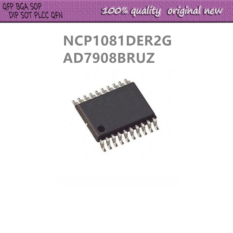 Lote de 5 piezas NCP1081DER2G NCP1081DER NCP1081 AD7908BRUZ AD7908BRU AD7908 7908BRUZ TSSOP20