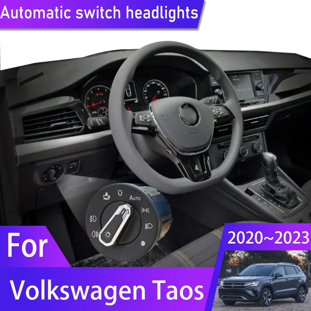 

Headlight Automatic Switch For Volkswagen VW Taos 2020 2021 2022 2023 Car Accessories Auto Control Interior Upgrade Modificati