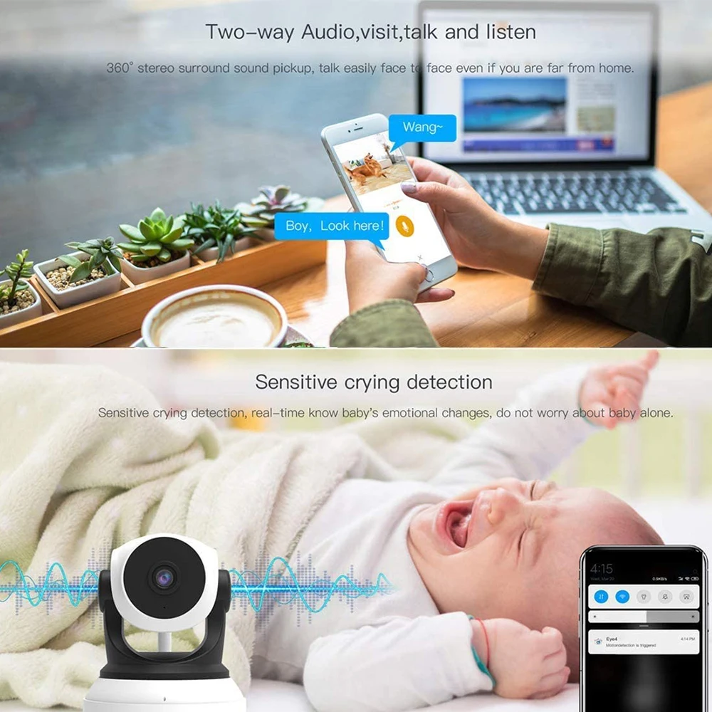 Vstarcam 1MP/3MP IP Camera C24S AI Humanoid Recognition Auto Tracking Wifi Camera IR CCTV Video Security Camera Remote IR View