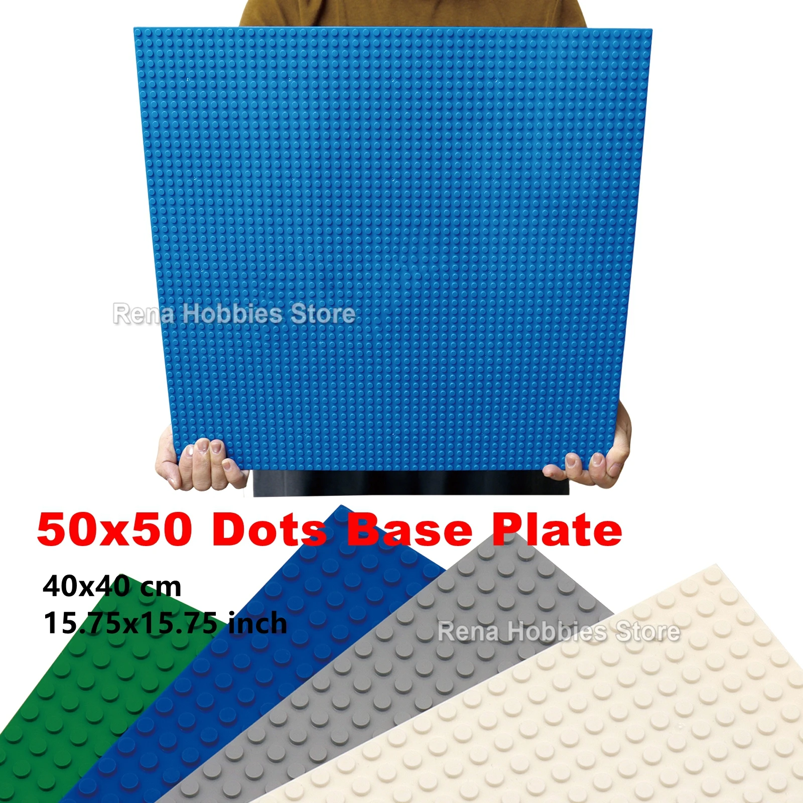 

3 шт., 50x50 точек, базовые пластины для классических маленьких кирпичей, настенные DIY MOC, набор строительных блоков, опорная пластина, аксессуары, игрушки для детей