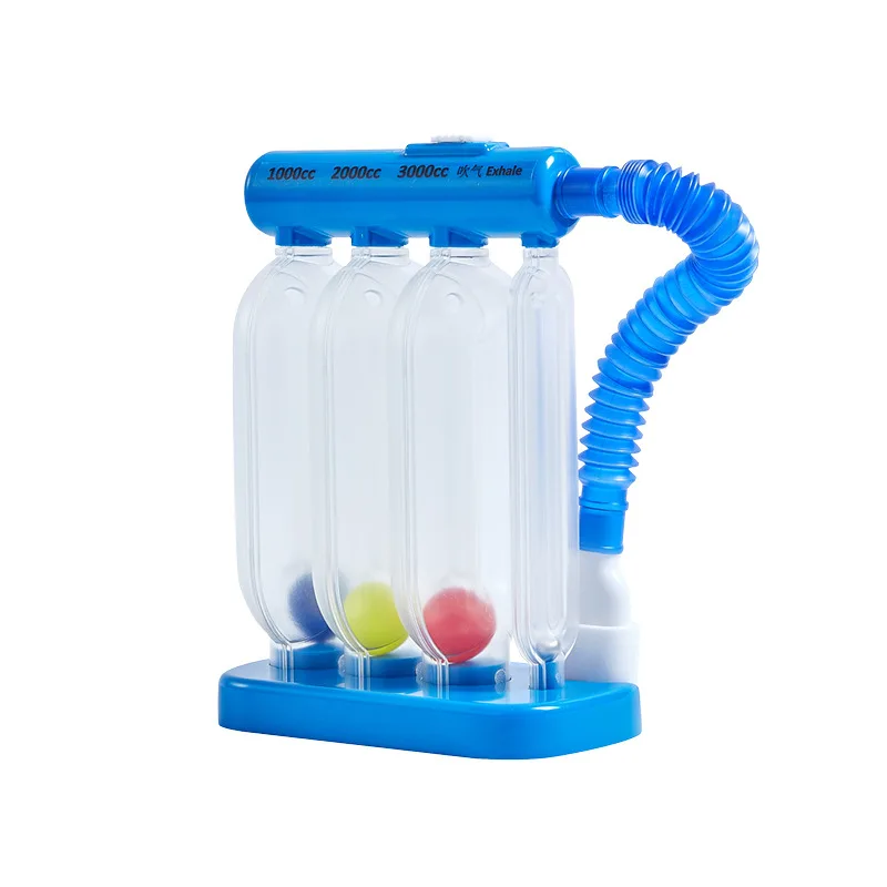 

Suctable lung exercise device