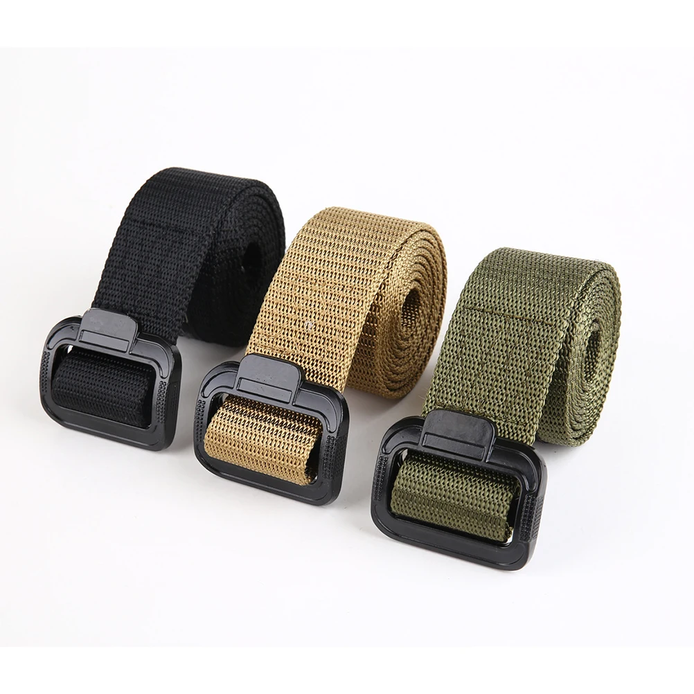 

Heavy Duty Tactical for Men Nylon Belt Outdoor Sports Quick Release Buckle Anti-Corrosion Durable Field for Father