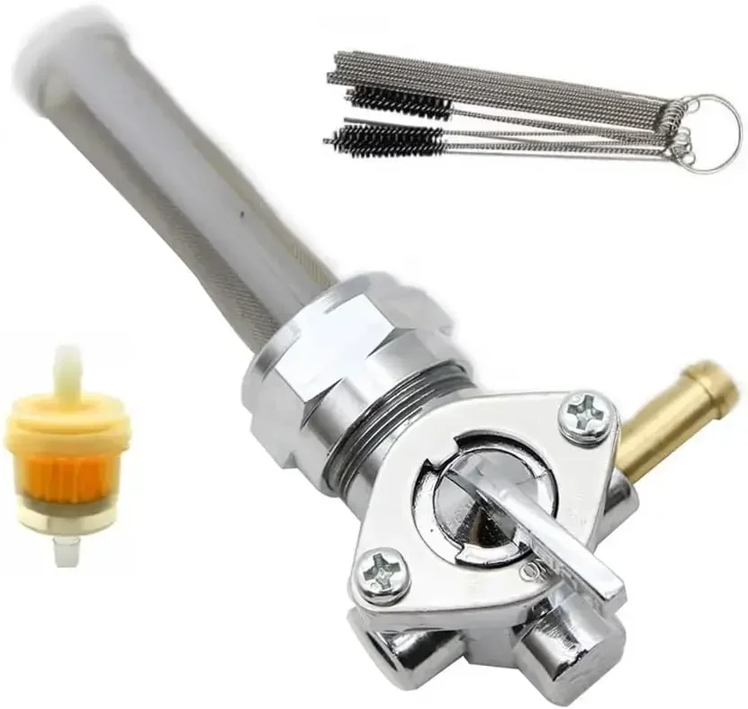 

For 22mm Petcock Fuel Valve Gas For Harley Davidson Electra Glide Dyna Daytona Fatboy Blackline Heritage Softail Replaces 62167-