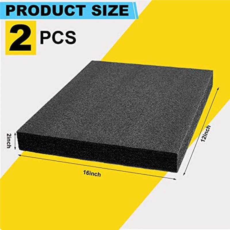 T71C Polyethylene Foam 16X12X2Inch Polyethylene Foam Sheet Thick Foam Padding Foam Inserts for Crafts Polyethylene Foam Pad
