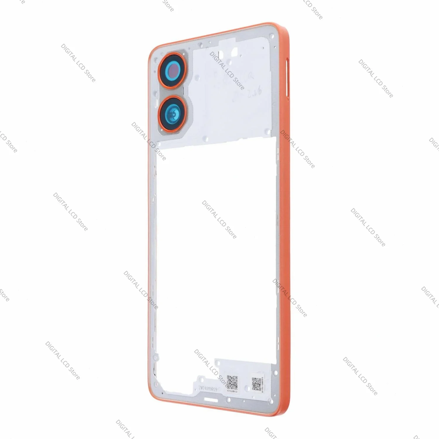 NEW For Motorola Moto G04 Back Cover Middle Frame Holder Housing Repair and Replacement for moto XT2423 Back Cover Middle Frame