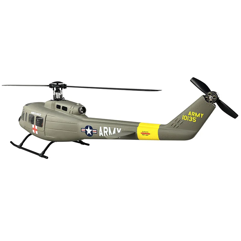 Roban RC Helicopter UH-1D 470 Size With remote control RTF Version Fly a Full Set For Toys model Aircraft